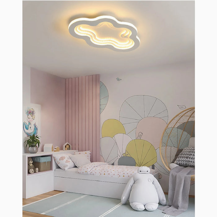 MIRODEMI® Acate | Minimalist Cloud LED Ceiling Light For Kids Room