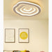 MIRODEMI® Accadia | white Minimalist Wave LED Ceiling Light