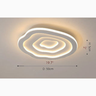 MIRODEMI® Accadia | Minimalist Wave LED Ceiling Light large