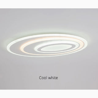 MIRODEMI® Acceglio | Minimalist Oval LED Ceiling Light cool