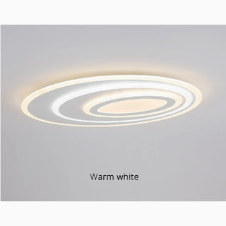 MIRODEMI® Acceglio | Minimalist Oval LED Ceiling Light warm