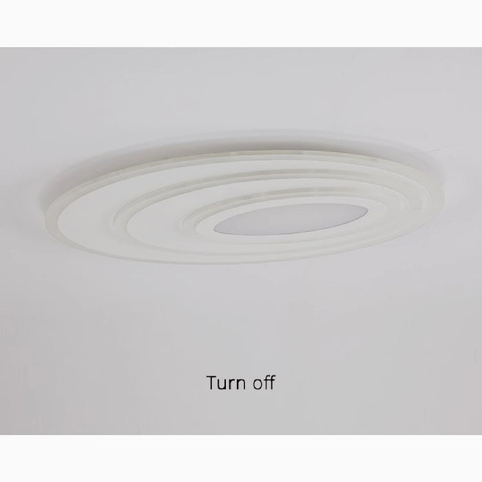 MIRODEMI® Acceglio | Minimalist Oval LED Ceiling Light off