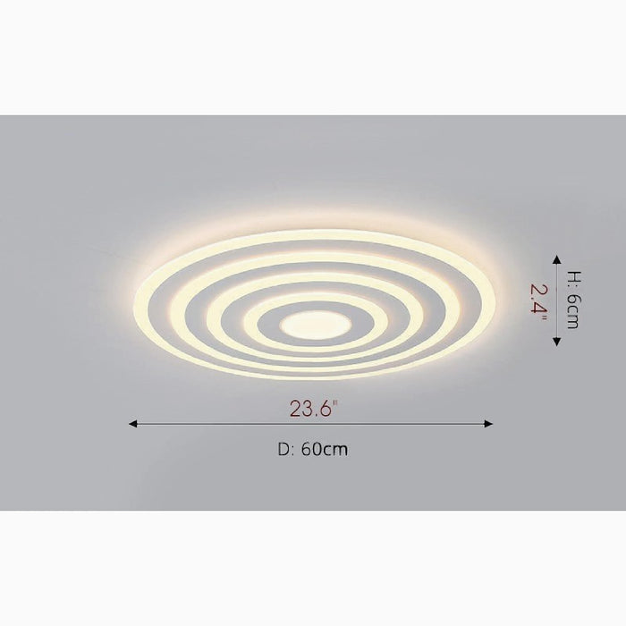 MIRODEMI® Accettura | Minimalist Round LED Ceiling Light