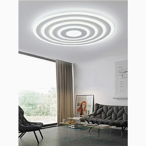 MIRODEMI® Accettura | Minimalist Round LED Ceiling Light for living room