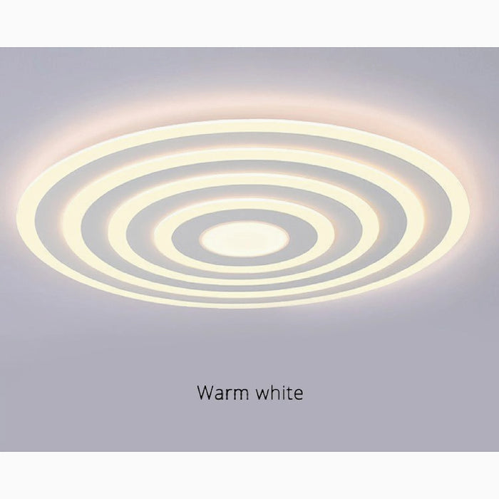 MIRODEMI® Accettura | Minimalist Round LED Ceiling Light warm