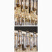 MIRODEMI® Acciano | Modern Rectangular Crystal LED Chandelier details