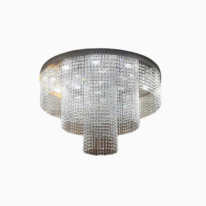 MIRODEMI® Accumoli | Modern Crystal LED Ceiling Lamp for home