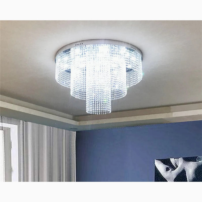 MIRODEMI® Accumoli | Modern Crystal LED Ceiling Light