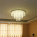 MIRODEMI® Accumoli | Modern warm Crystal LED Ceiling Lamp