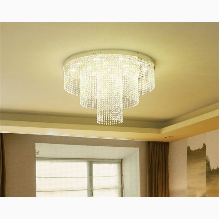 MIRODEMI® Accumoli | Modern Crystal LED Ceiling chandelier