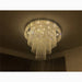 MIRODEMI® Accumoli | Modern dark Crystal LED Ceiling Lamp