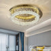 MIRODEMI® Acerno | Modern Round Crystal LED Ceiling Chandelier details