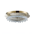 MIRODEMI® Acerno | Modern Round Crystal LED Ceiling Chandelier details