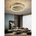 MIRODEMI® Acerno | Modern Round Crystal LED Ceiling Chandelier