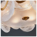 MIRODEMI® Acerra | Modern Drum Glass Ceiling LED Chandeliers