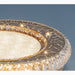 MIRODEMI® Aci Castello | Modern Round white LED Crystal Ceiling Chandelier