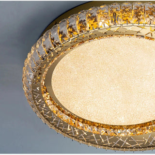 MIRODEMI® Aci Castello | Modern Round LED Crystal Ceiling Chandelier