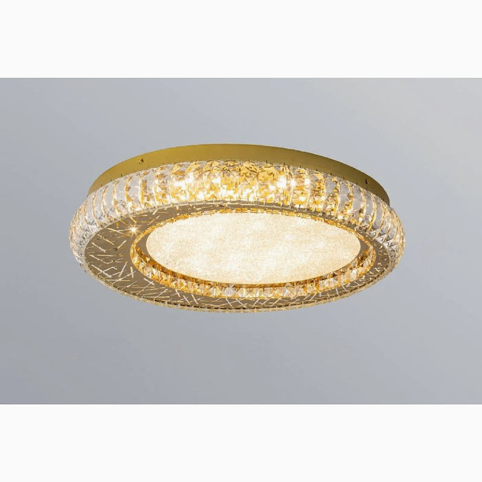 MIRODEMI® Aci Castello | Modern Round LED Crystal Ceiling lamp