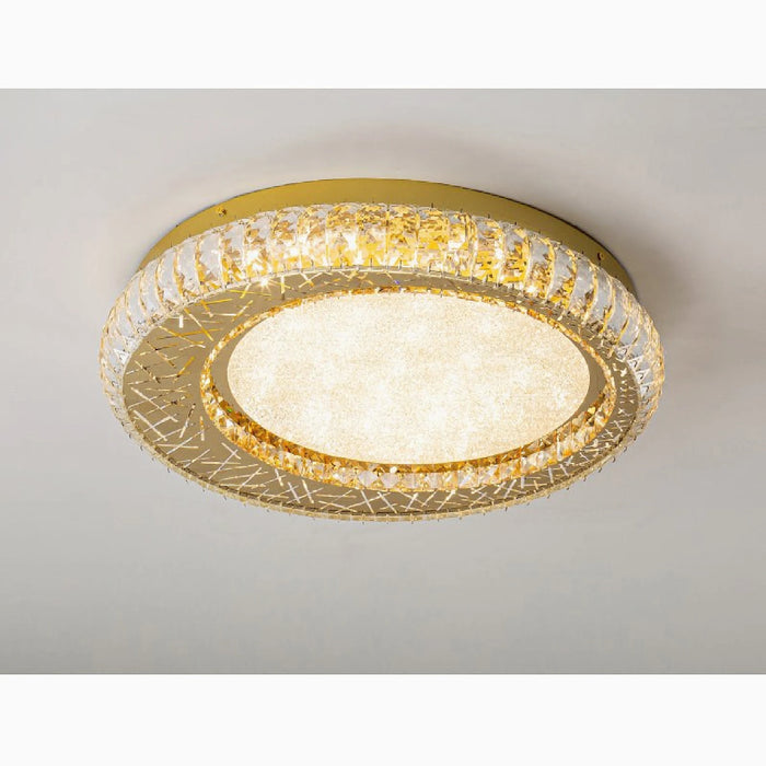 MIRODEMI® Aci Castello | Modern Round LED Crystal Ceiling lights