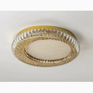 MIRODEMI® Aci Castello | Modern Round LED Crystal Ceiling Chandelier