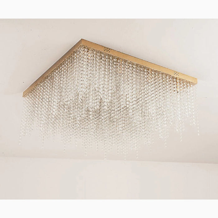 MIRODEMI® Aci Catena | Modern Square LED Ceiling Chandelier off