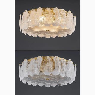 MIRODEMI® Aci | Modern Drum Ceiling LED Chandelier on