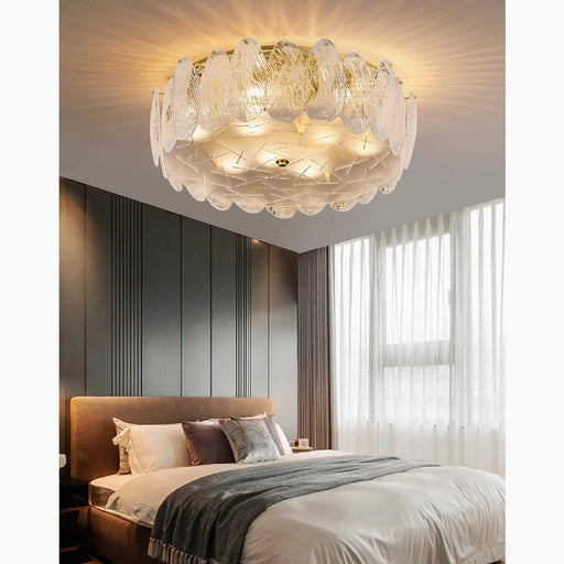 MIRODEMI® Aci | Modern Drum Ceiling LED Chandelier for bedroom