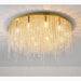 MIRODEMI® Acireale | Modern golden Drum LED Ceiling Chandelier
