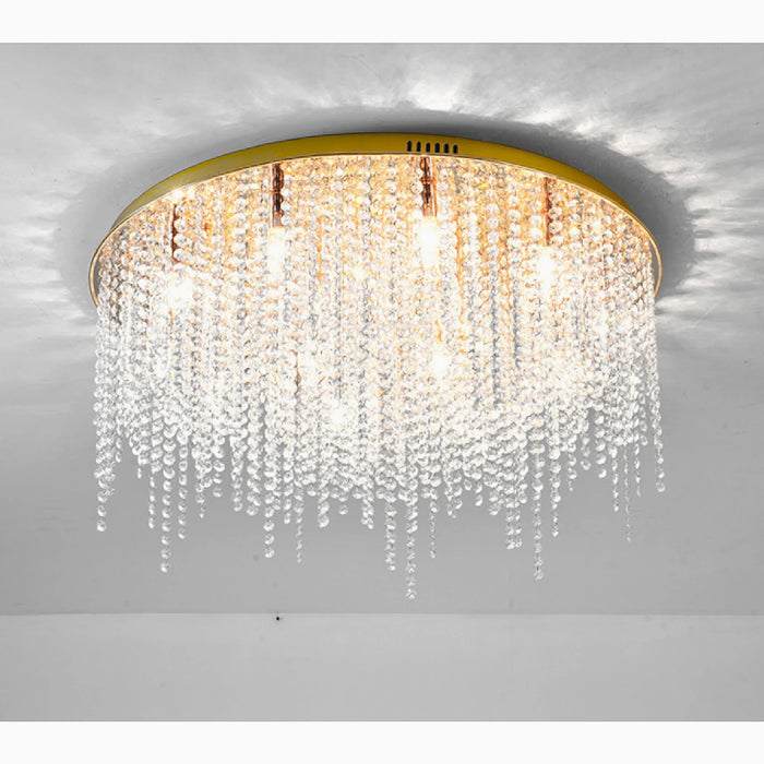 MIRODEMI® Acireale | Modern Drum LED Ceiling Chandelier cool