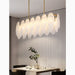 MIRODEMI Acquacanina Luxury Rectangle Gold Glass Modern Chandelier For Kitchen
