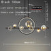 MIRODEMI® Acqualagna | White/Black Glass Bubble LED Chandelier For Kitchen