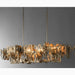 MIRODEMI® Acquanegra Cremonese | Postmodern Grey/Gold Metal Art Rectangle Chandelier For Living Room