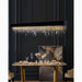 MIRODEMI® Acquapendente | Gold/Chrome/Black Modern Rectangle Chandelier for Home | S2024S