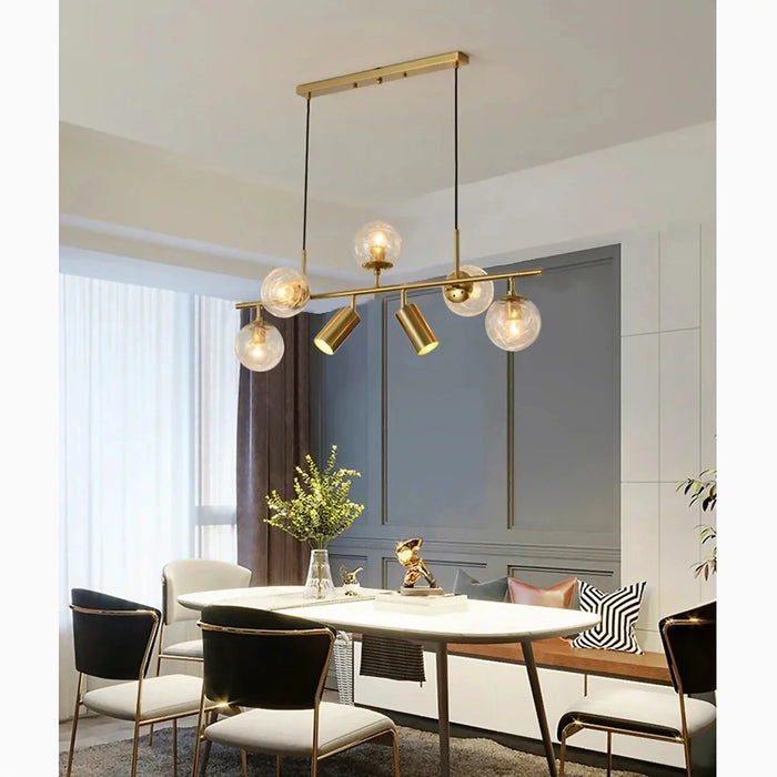 MIRODEMI® Acquappesa | Modern Pendant Chandelier With Glass Balls
