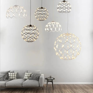 MIRODEMI® Acquarica del Capo | Modern Ball-Shaped Round Pendant Chandelier