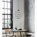 MIRODEMI® Acquaro | Stylish Black/White Pendant Ball-Shaped Hanging Lighting Fixture