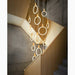 MIRODEMI® Acquasparta | Luxury Modern Pendant Gold Rings Staircase Light Fixture