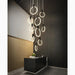 MIRODEMI® Acquasparta | Luxury Modern Pendant Gold Rings Staircase Lighting