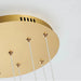 MIRODEMI® Acquasparta | Luxury Modern Pendant Gold Rings Designer Pendant Light Fixture