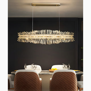 MIRODEMI Acquaviva delle Fonti | Modern Creative Golden LED Сhandelier for Dining Room