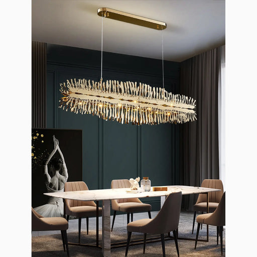 MIRODEMI® Acquaviva delle Fonti | Modern Creative Golden LED Сhandelier for Kitchen