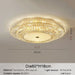 MIRODEMI® Acqui Terme | Modern Round LED Crystal Ceiling Chandelier large