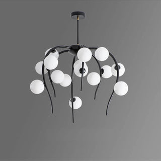 MIRODEMI® Acri | Jellyfish-Shaped black Chandelier 