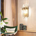 MIRODEMI® Adige Gold Crystal Wall Lamp  | modern interior | luxury lighting |functional beauty