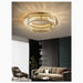 MIRODEMI® Adrara | Stunning Gold Led Crystal Ceiling Chandelier for living room