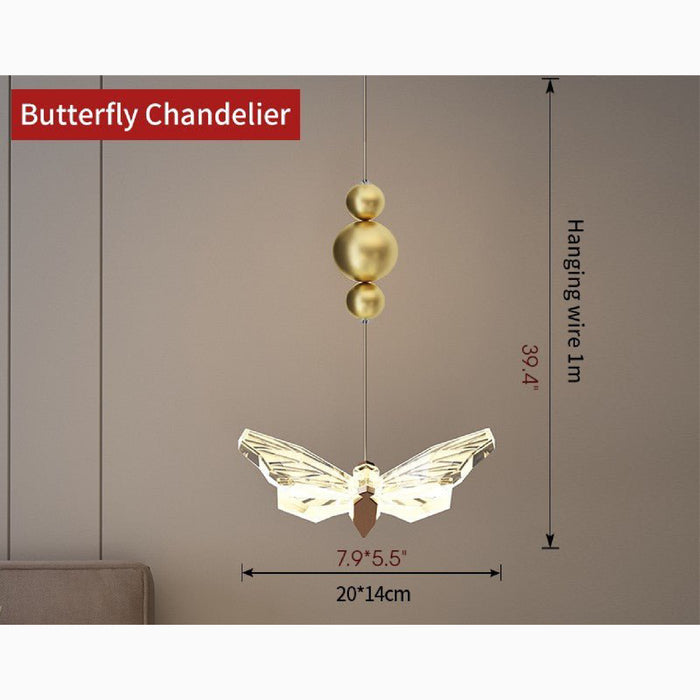 MIRODEMI® Aeschiried Elegant Stylish Light in the Shape of Butterfly for Bedroom, Living Room image | luxury lighting | butterfly lamps
