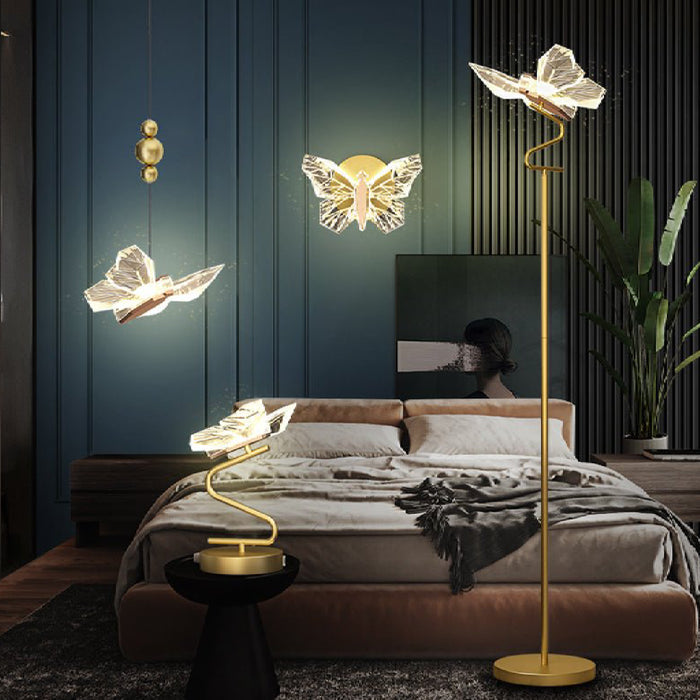 MIRODEMI® Aeschiried Modern Stylish Light in the Shape of Butterfly for Bedroom, Living Room image | luxury lighting | butterfly shaped lamps