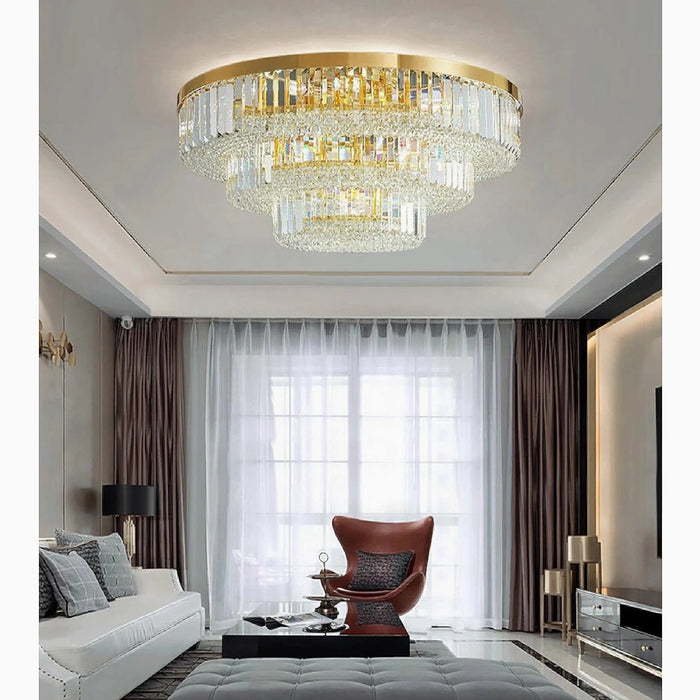 MIRODEMI® Affi | Contemporary crystal ceiling chandelier for home