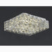 MIRODEMI® Affile | Chrome square crystal ceiling light