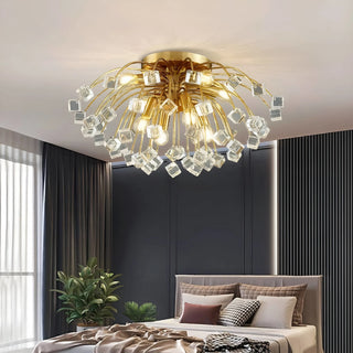 MIRODEMI® Aggius | Led Round Ceiling Chandelier